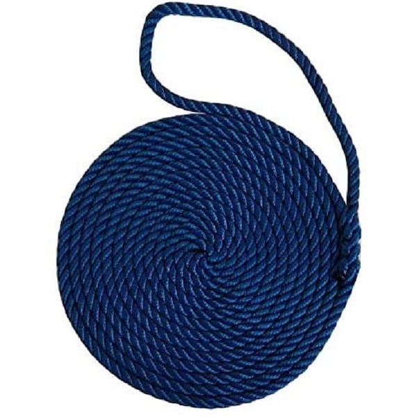 Buccaneer Rope 1/2 x 250' Double Braid Nylon Anchor Line, Gold & White